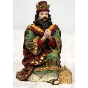 The San Francisco Music Box Co Wiseman Figurine Divinity Nativity Michael Adams